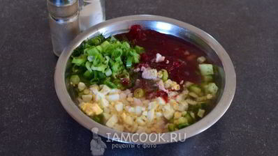 свекольник из маринованной свеклы из банки