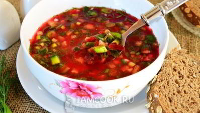 свекольник из маринованной свеклы из банки