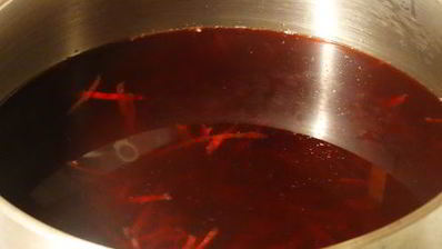 свекольник-холодняк с яйцом