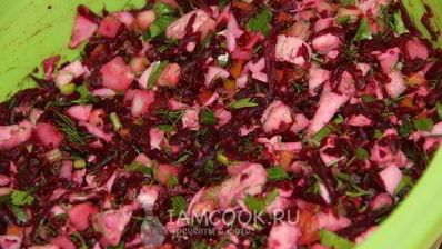 свекольник с курицей