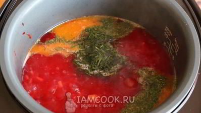 свекольник в мультиварке