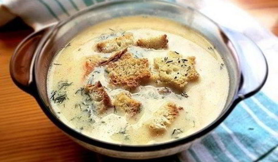 Рецепт французского сырного супа с курицей