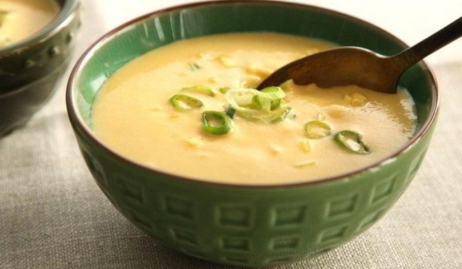 Рецепт легкого сырно-кукурузный суп