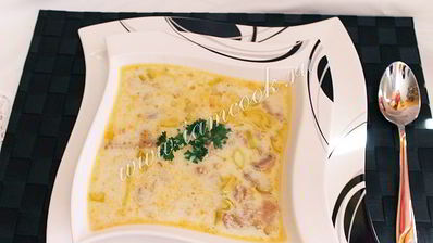 немецкий сырный суп k sesuppe