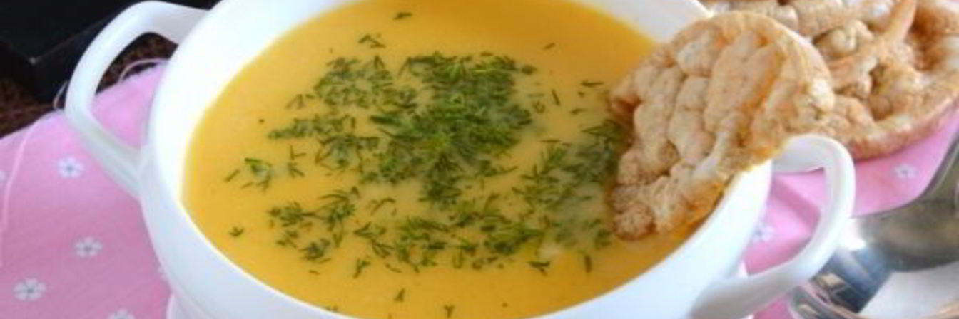 Сырный крем-суп с грудинкой