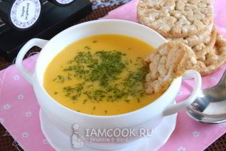 Сырный крем-суп с грудинкой