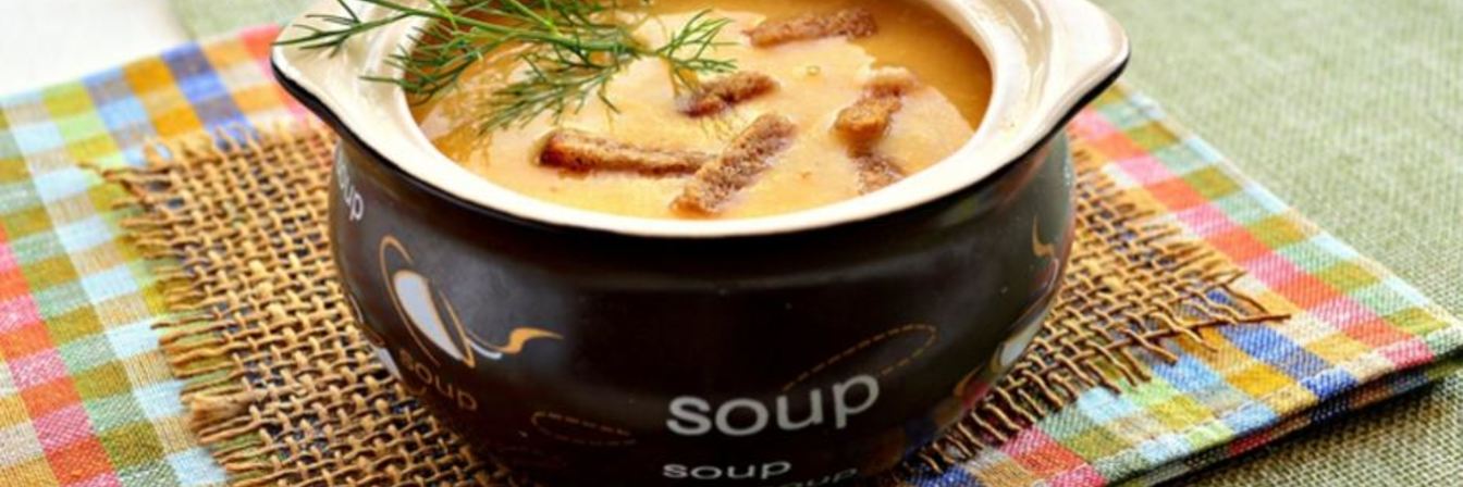 Сырный крем-суп с курицей