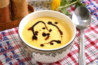 Сырный крем-суп с тыквой