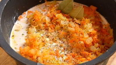 сырный крем-суп с тыквой