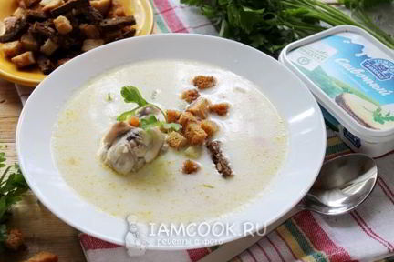 Сырный суп по-французски с курицей
