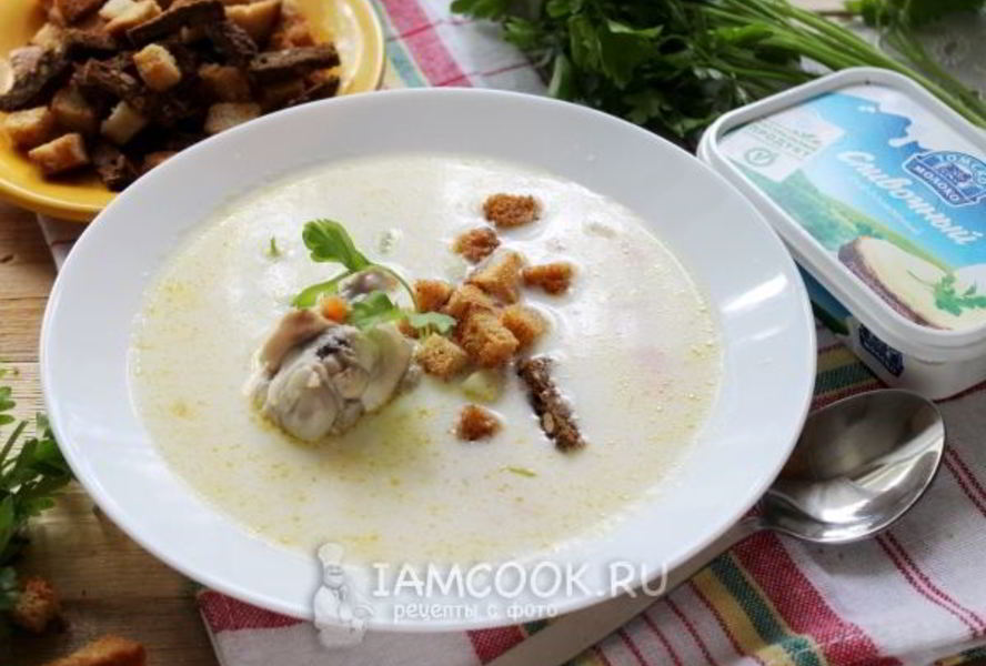 Сырный суп по-французски с курицей