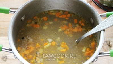 сырный суп по-французски с курицей