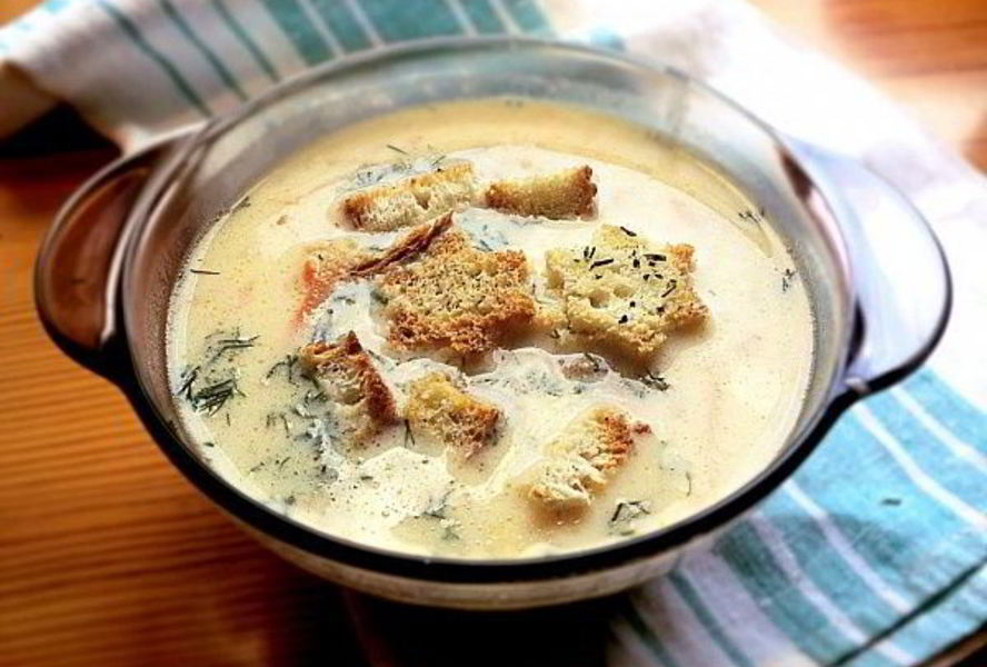 Сырный суп по-французски