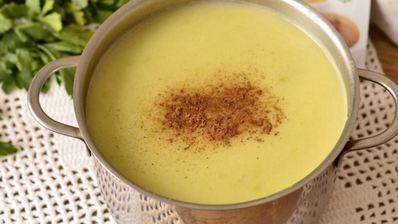 сырный суп-пюре с кабачком