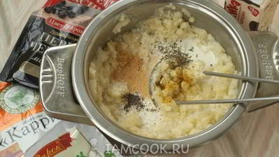 сырный суп-пюре с картофелем
