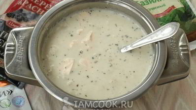 сырный суп-пюре с картофелем