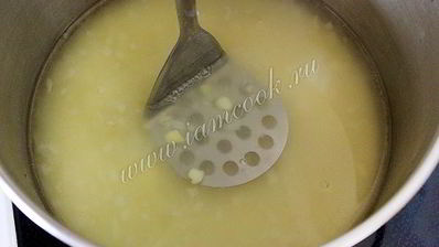 сырный суп пюре с креветками