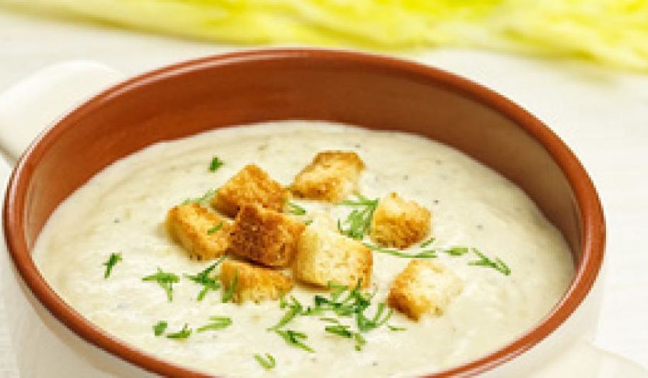 Рецепт сырного супа-пюре с сельдереем