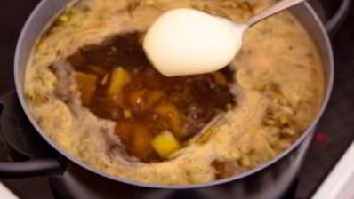 сырный суп с белыми грибами