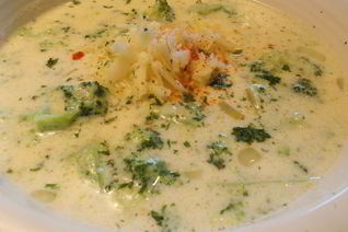 Сырный суп с брокколи