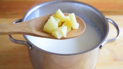 сырный суп с креветками