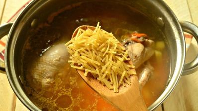 сырный суп с курицей