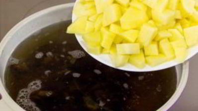 сырный суп с опятами