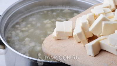 сырный суп с плавленным сыром