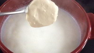 сырный суп с семгой и креветками