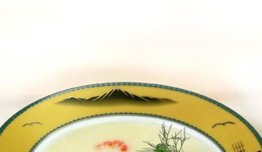 Рецепт сырного супа с шафраном