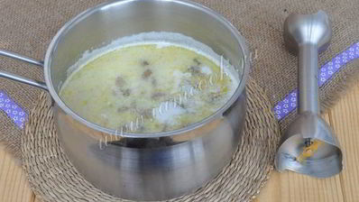 сырный суп жульен с грибами
