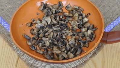 сырный суп жульен с грибами