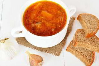 Томатный суп с капустой