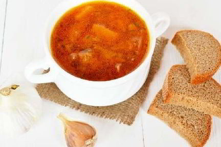 Томатный суп с капустой