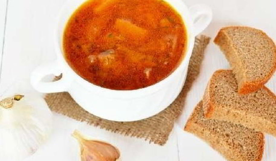 Рецепт томатного супа с капустой