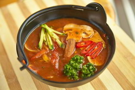 Томатный суп Томато сиру с грибами