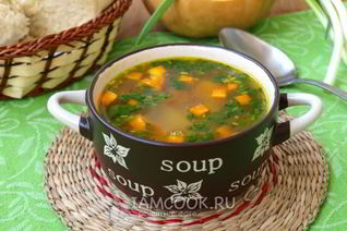 Тыквенно-морковный суп с маком