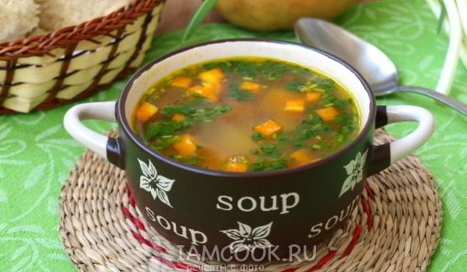 Рецепт тыквенно-морковного суп с маком