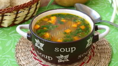 тыквенно-морковный суп с маком