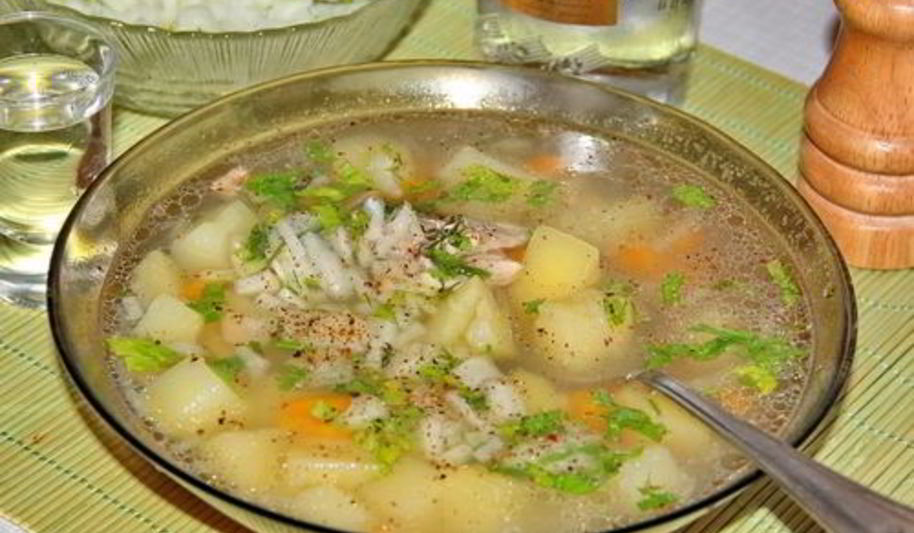 Рецепт домашней ухи из морского окуня