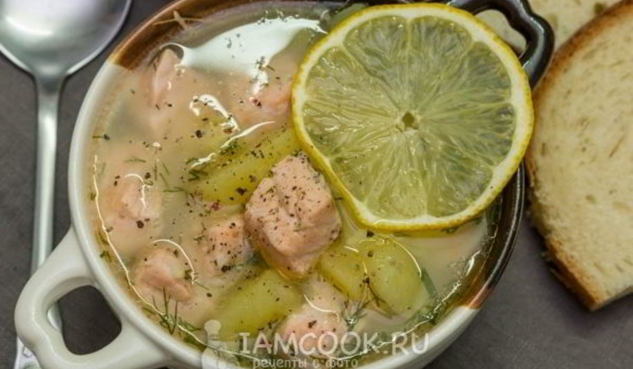 Рецепт ухи из красной рыбы