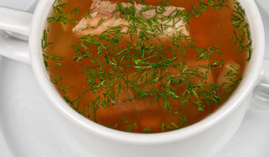 Рецепт ухи из лосося