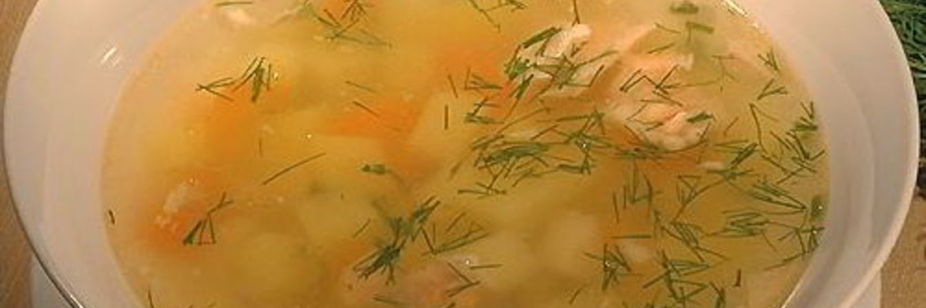 Уха из щуки с манной крупой