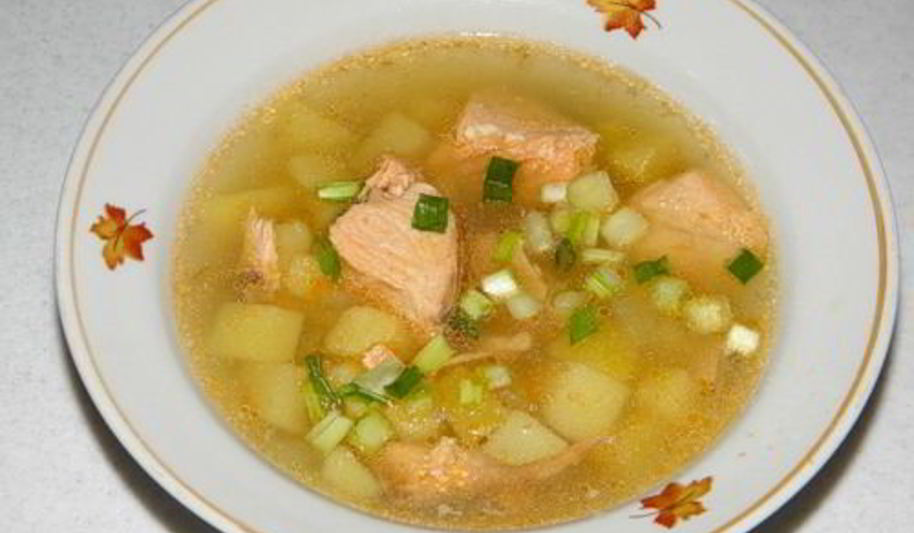 Рецепт ухи из семги