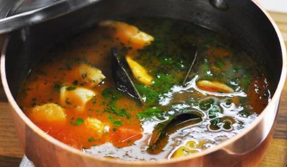 Рецепт ухи по-итальянски с морепродуктами