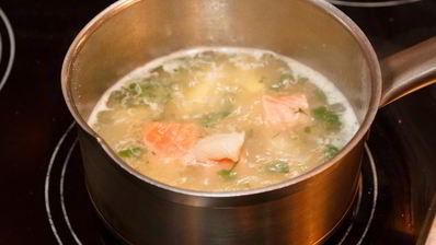 уха с водкой