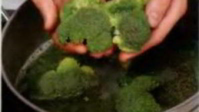 зеленый суп с яичным суфле