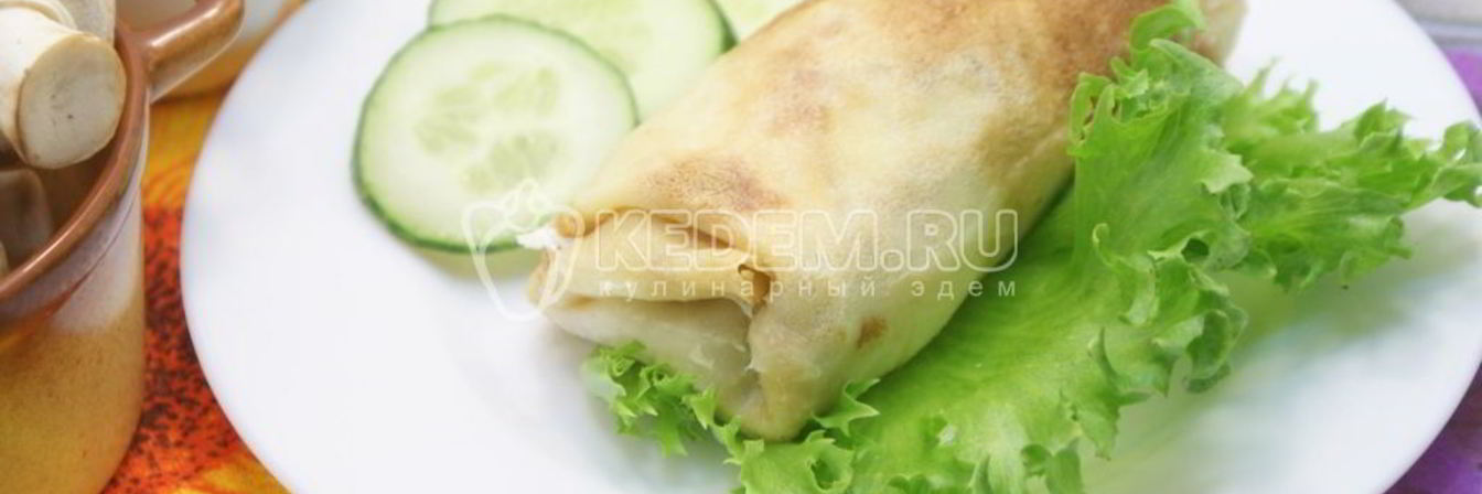 Блинчики фаршированные фаршем