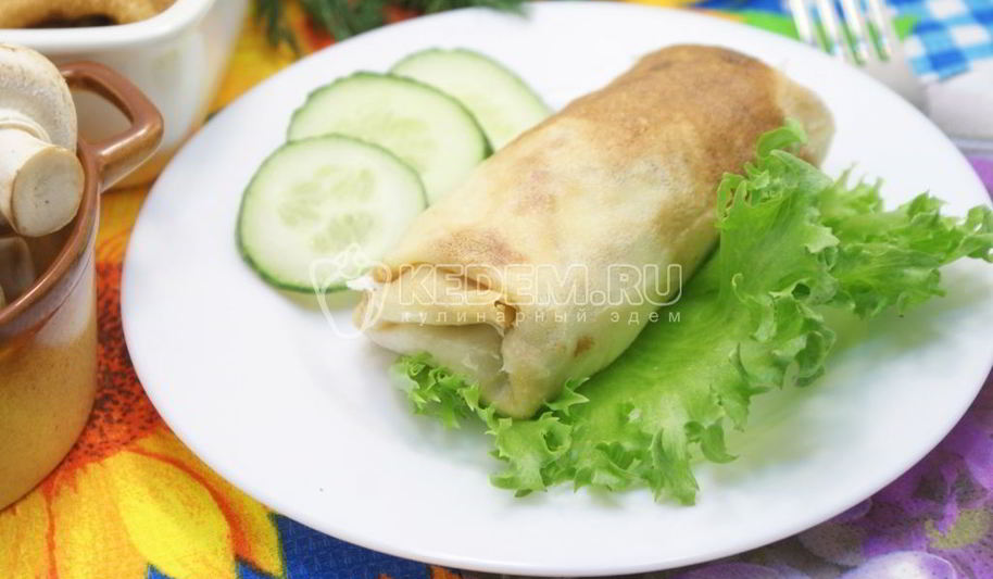 Рецепт блинчиков фаршированных фаршем