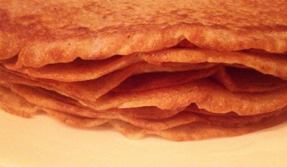 Рецепт блинчиков из цельзерновой муки